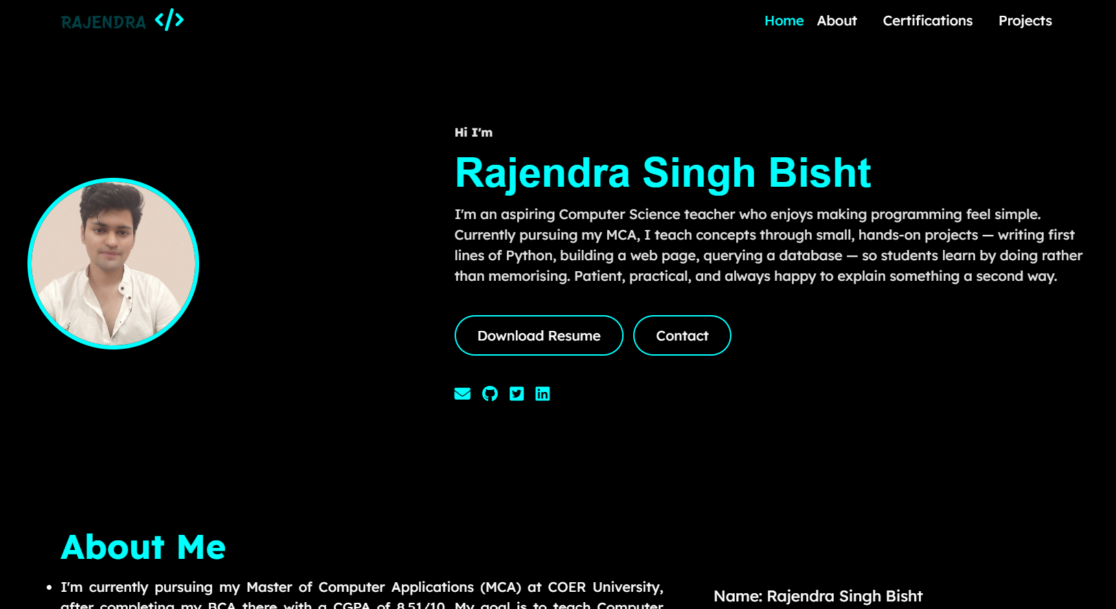 Portfolio Website